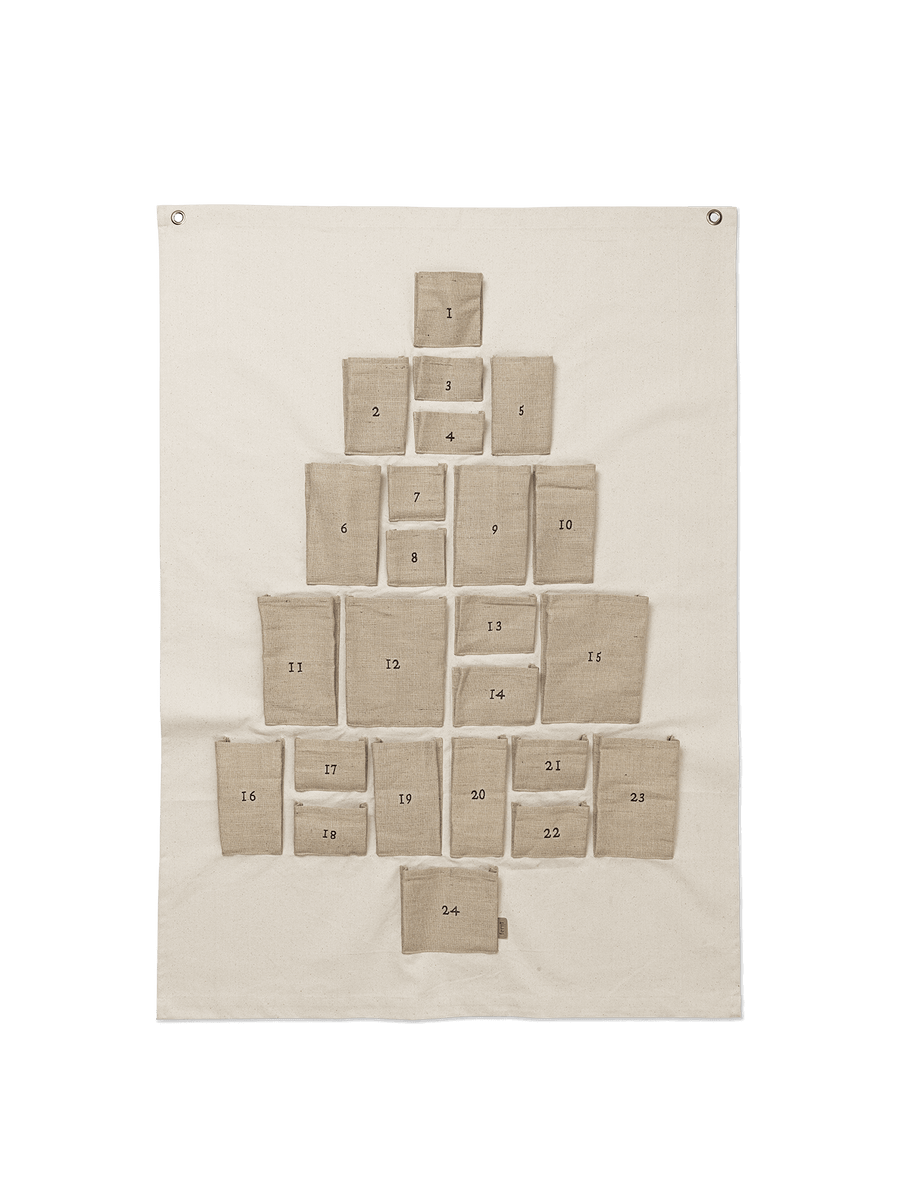 Pine Christmas Calendar - Maxi - Natural | Ferm Living Pine Christmas Calendar - Maxi - Natural | Ferm Living