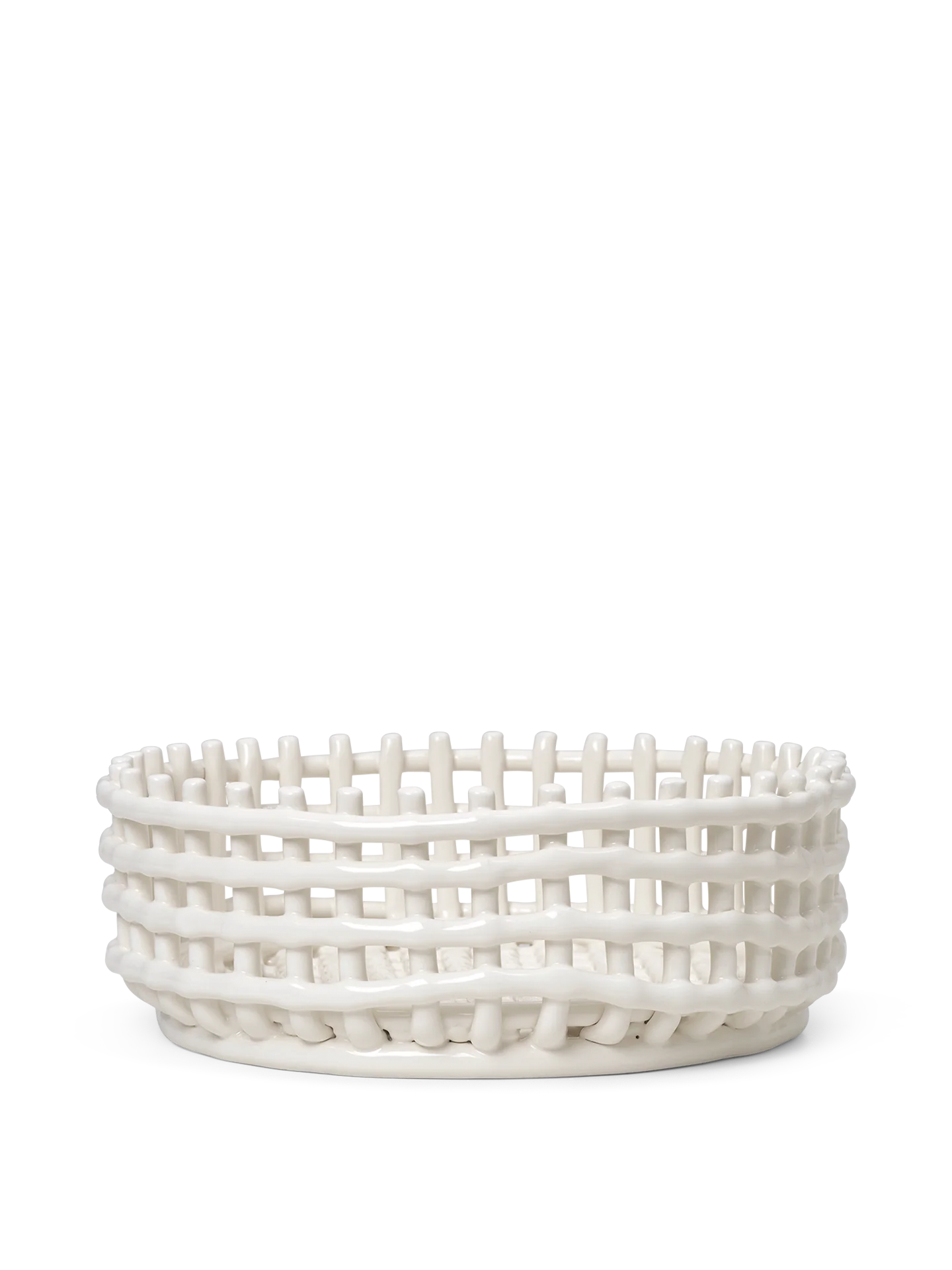 Ceramic fruit bowl- Off-white