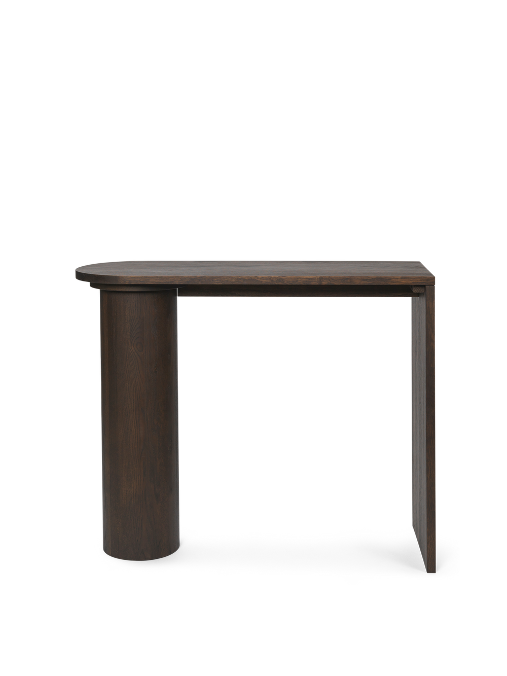Pylo Console Table - Dark Stained Oak