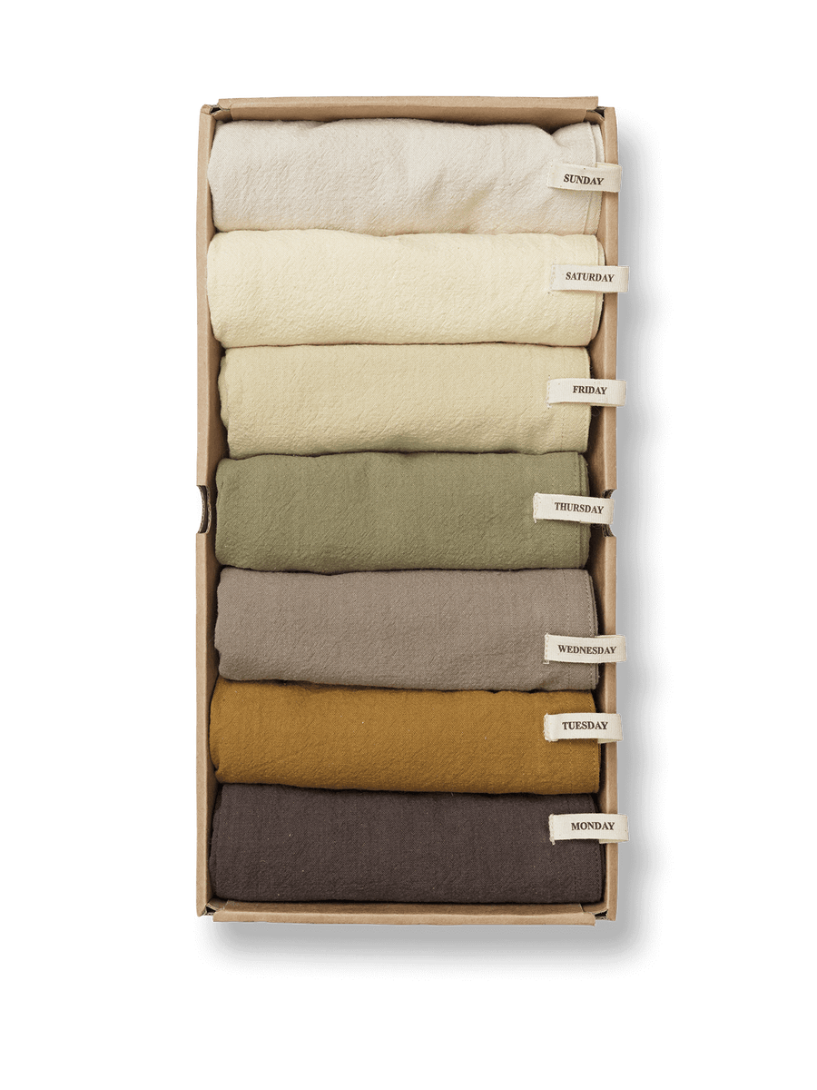 Day Tea Towel - Set of 7 - Calm