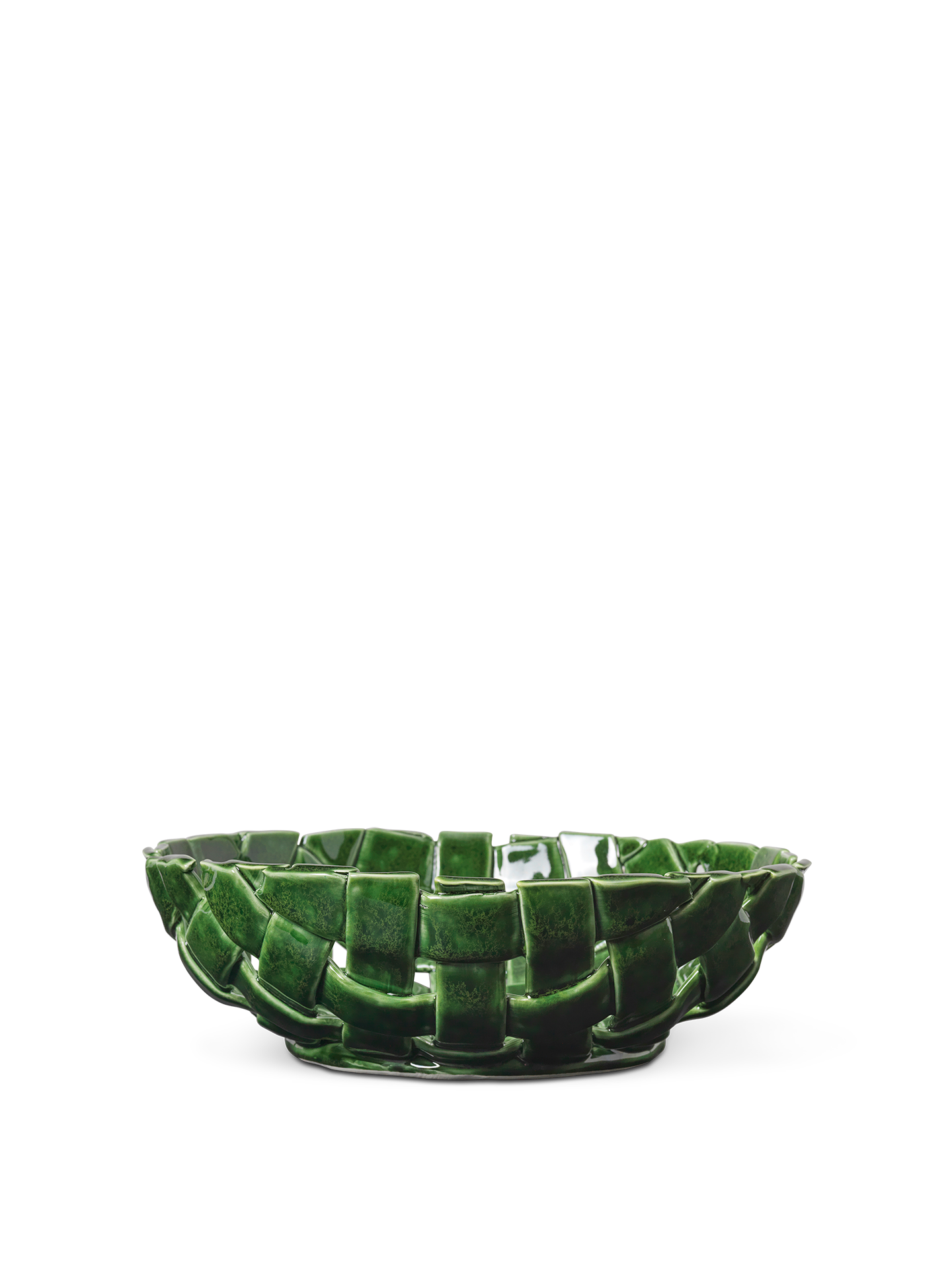 Plait Bowl - Ø30 - Emerald Green | Ferm Living