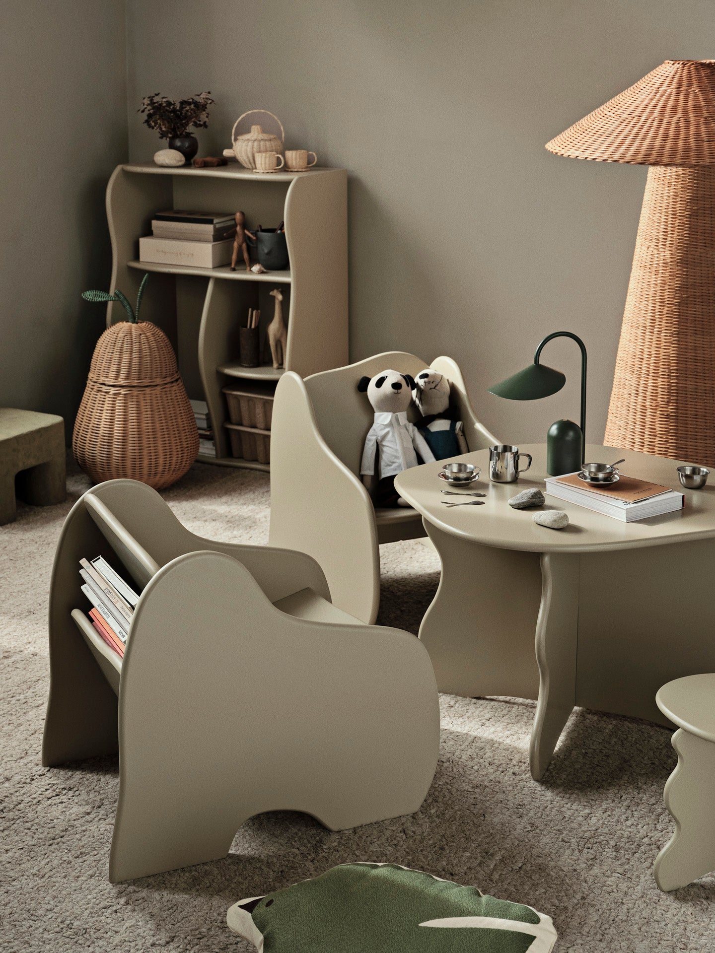Slope Lounge Chair - Beige | Ferm Living