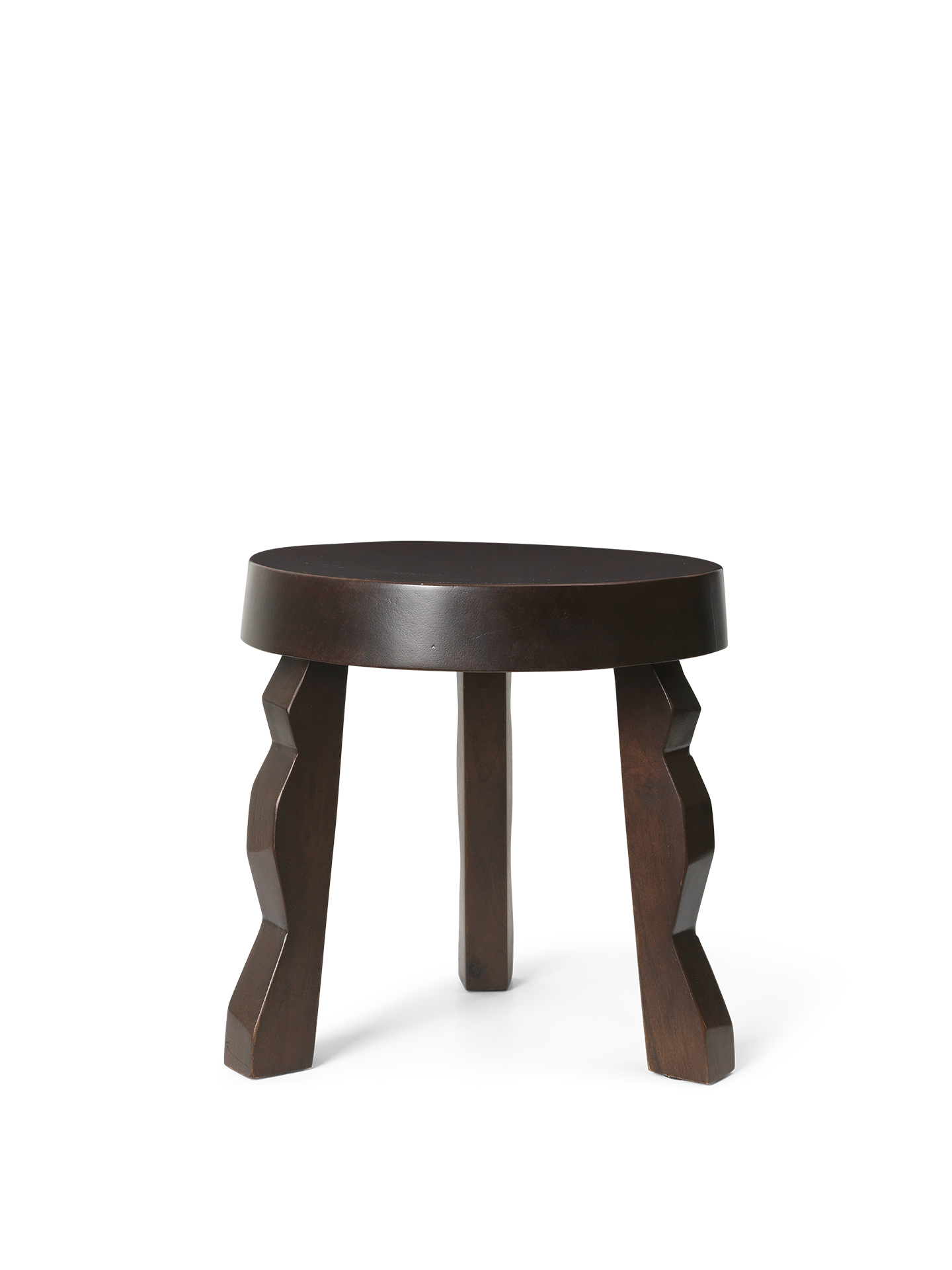 Faye Stool - Dark Stained Mango | Ferm Living