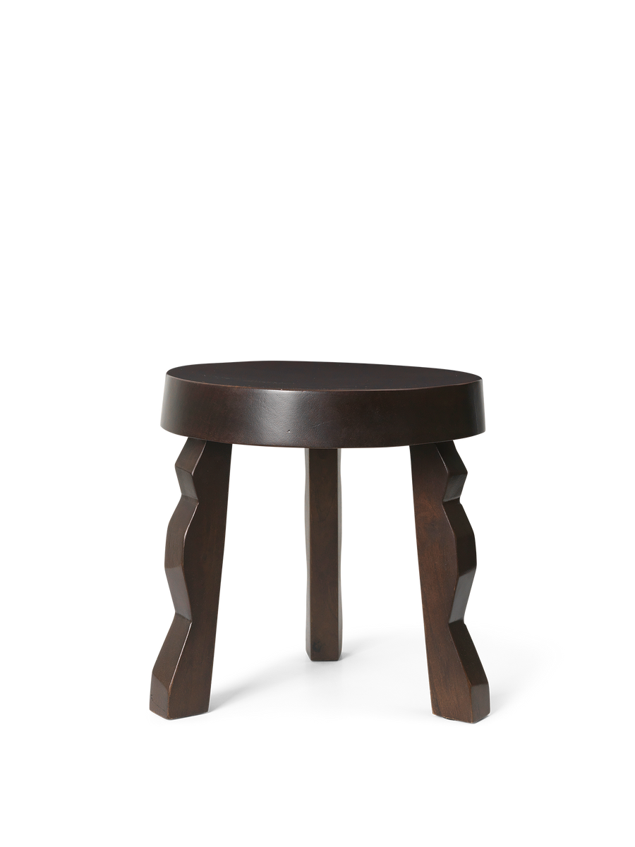 Faye Stool - Dark Stained Mango | Ferm Living