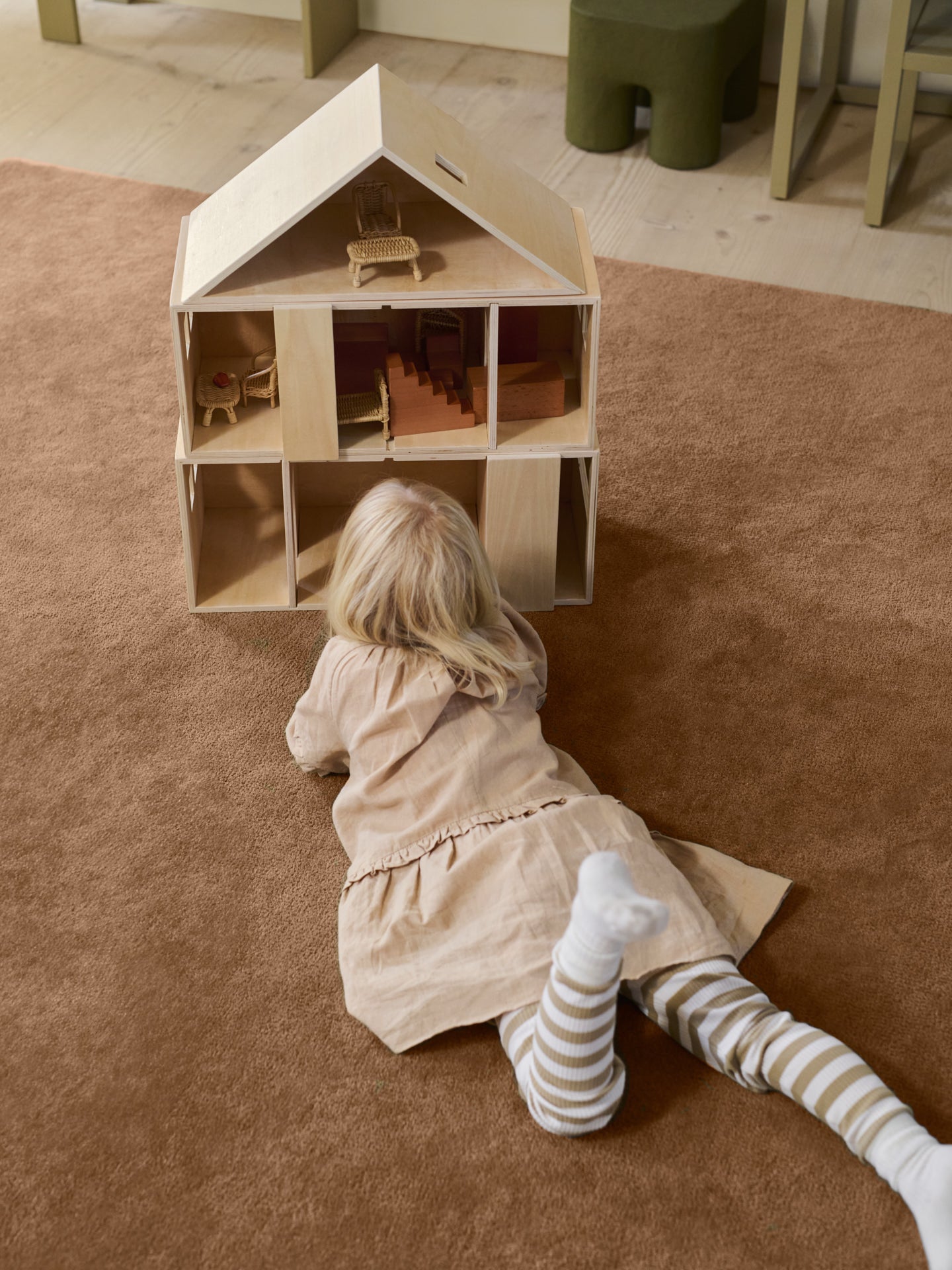 Toro Stackable House - Natural | Ferm Living