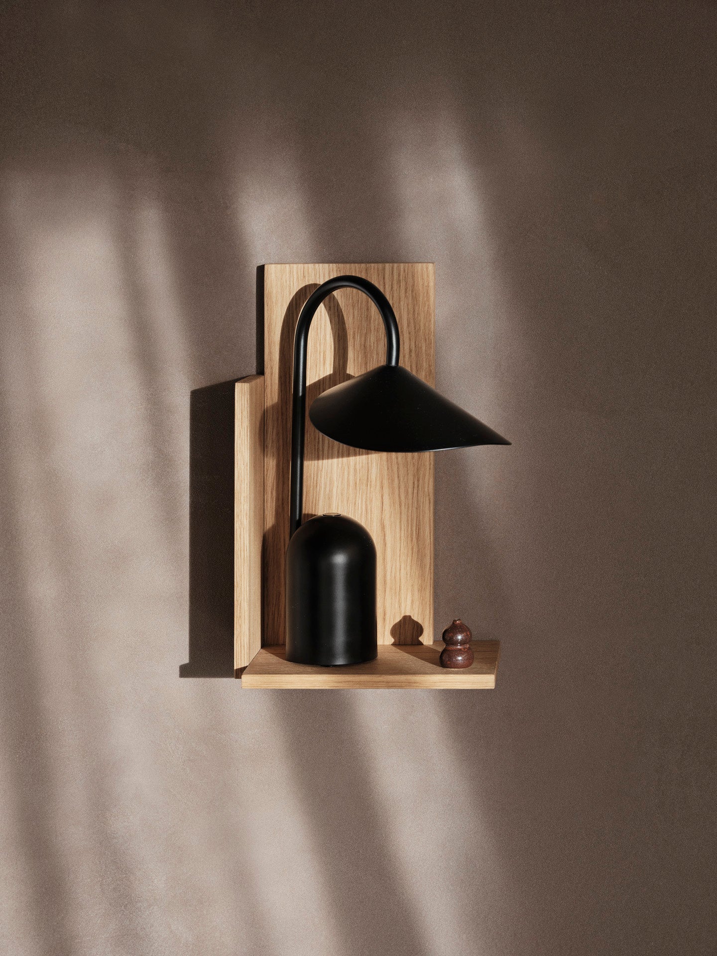 Arum Portable Lamp - Black | Ferm Living