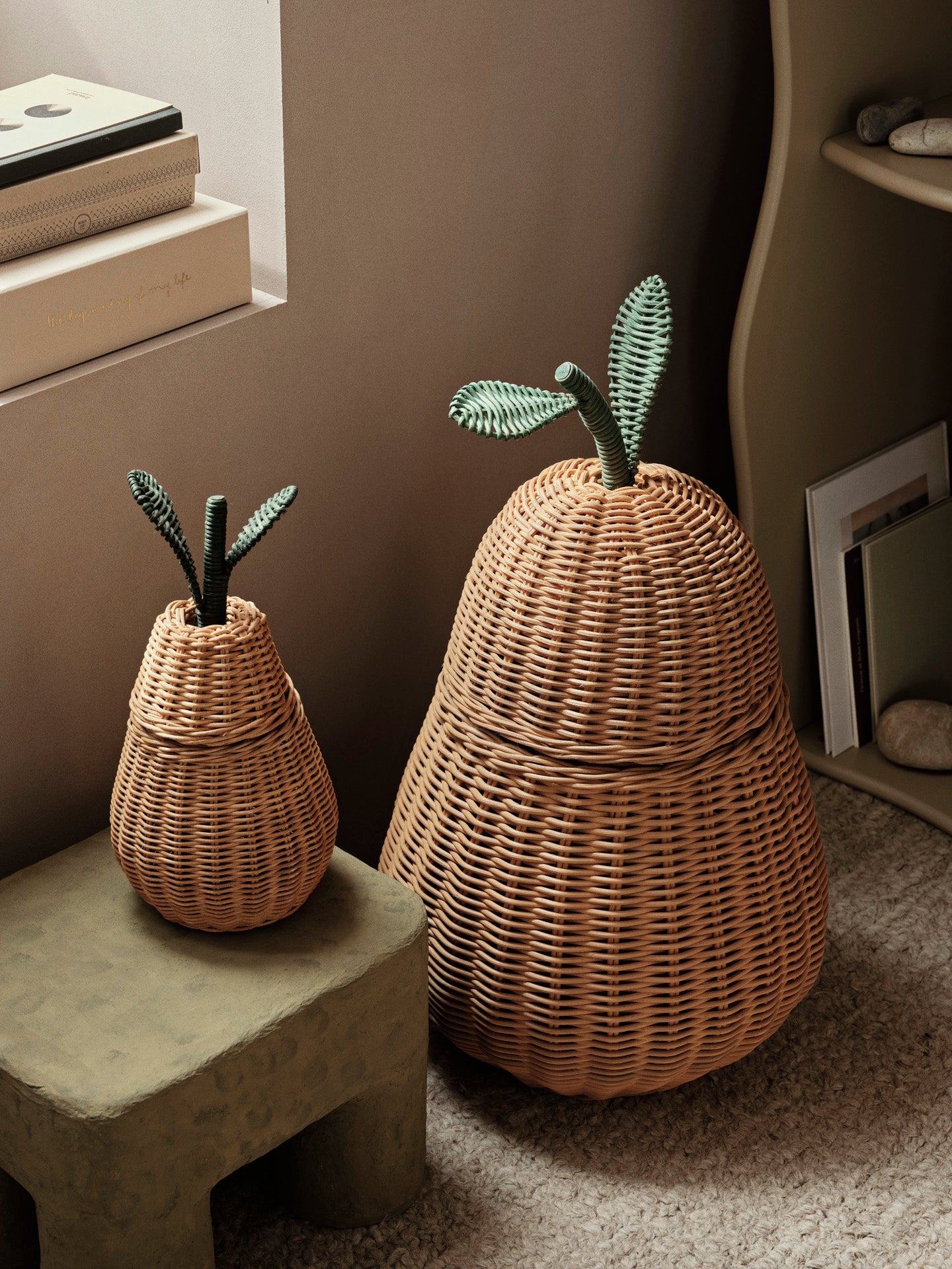 Pear Braided Basket | Ideal storage for the kids' room | Ferm Living