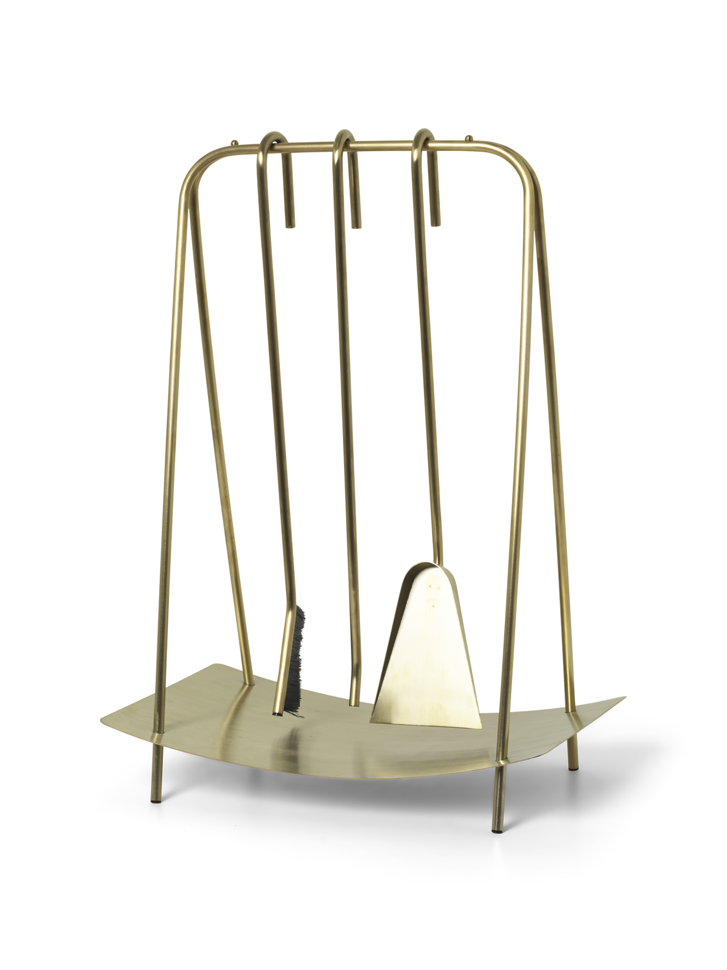 Port Fireplace Tools - Brass by Ferm Living