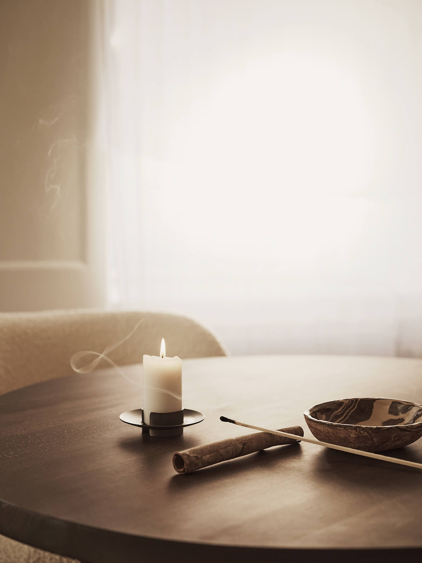 Ferm Living Block Candle Holder - Thumbnail 2