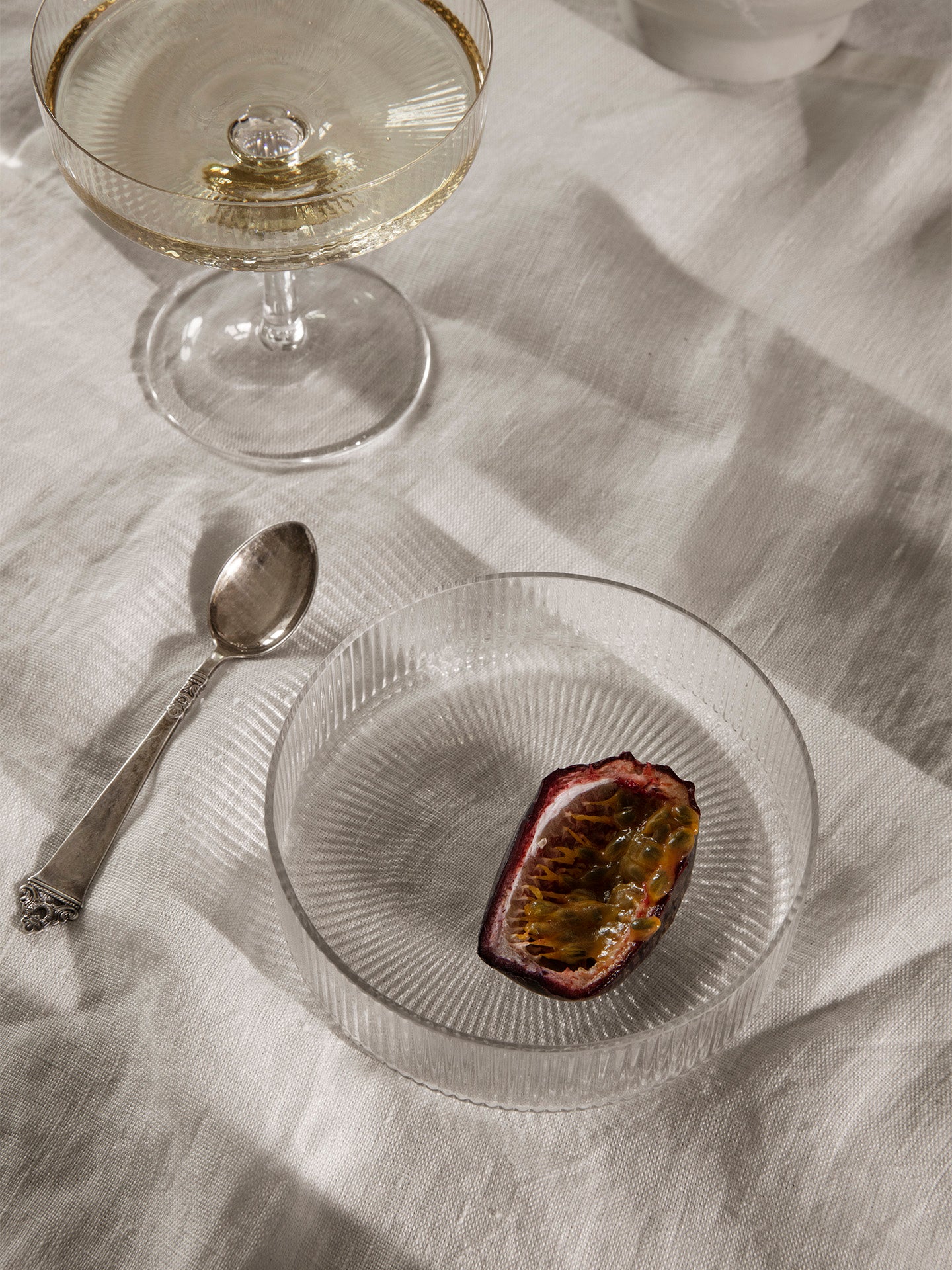 Ripple Serving Bowls - Set of 4 in Clear | Ferm Living