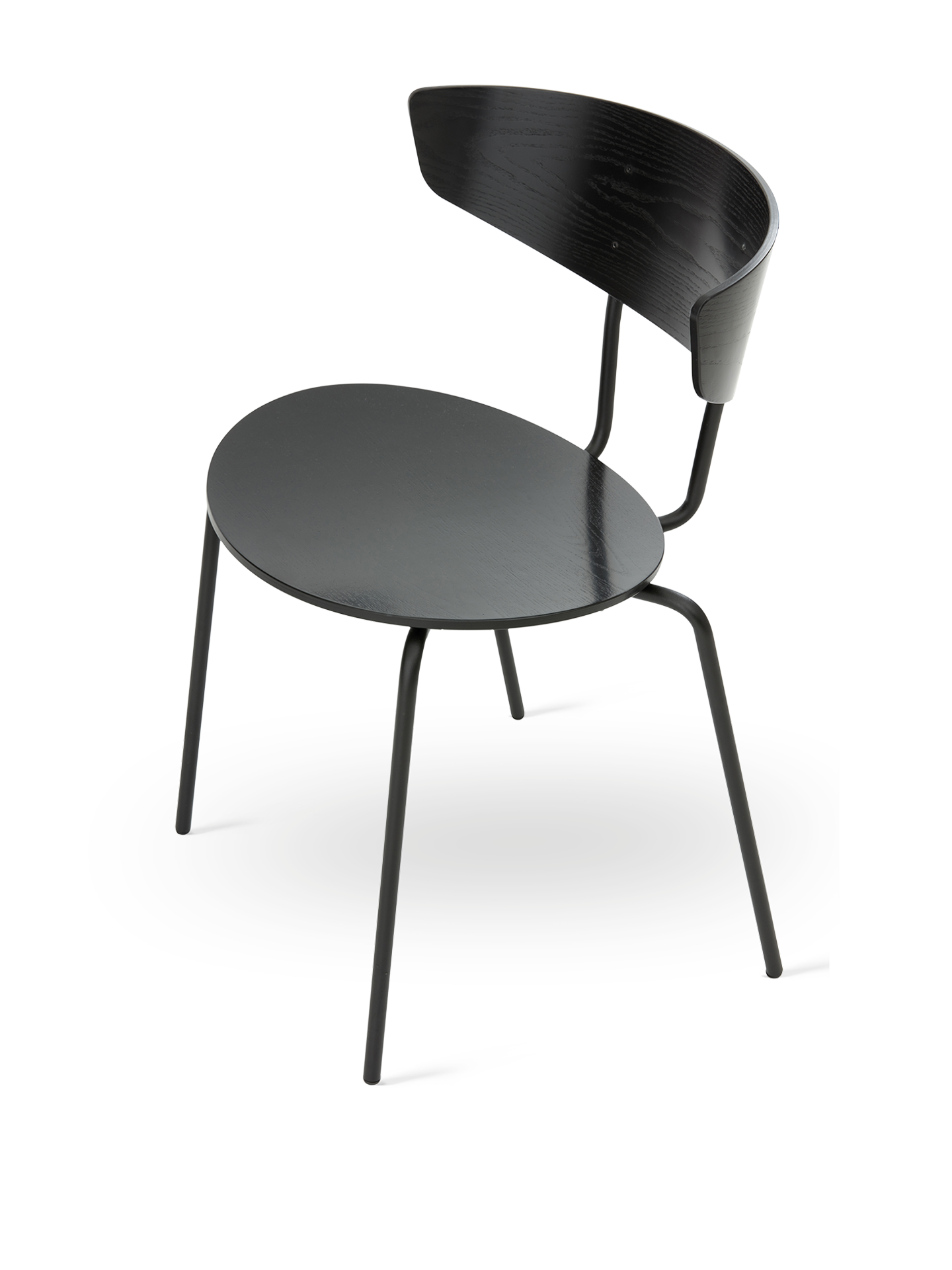 Elegant and classic Herman Chair in black oak by ferm LIVING