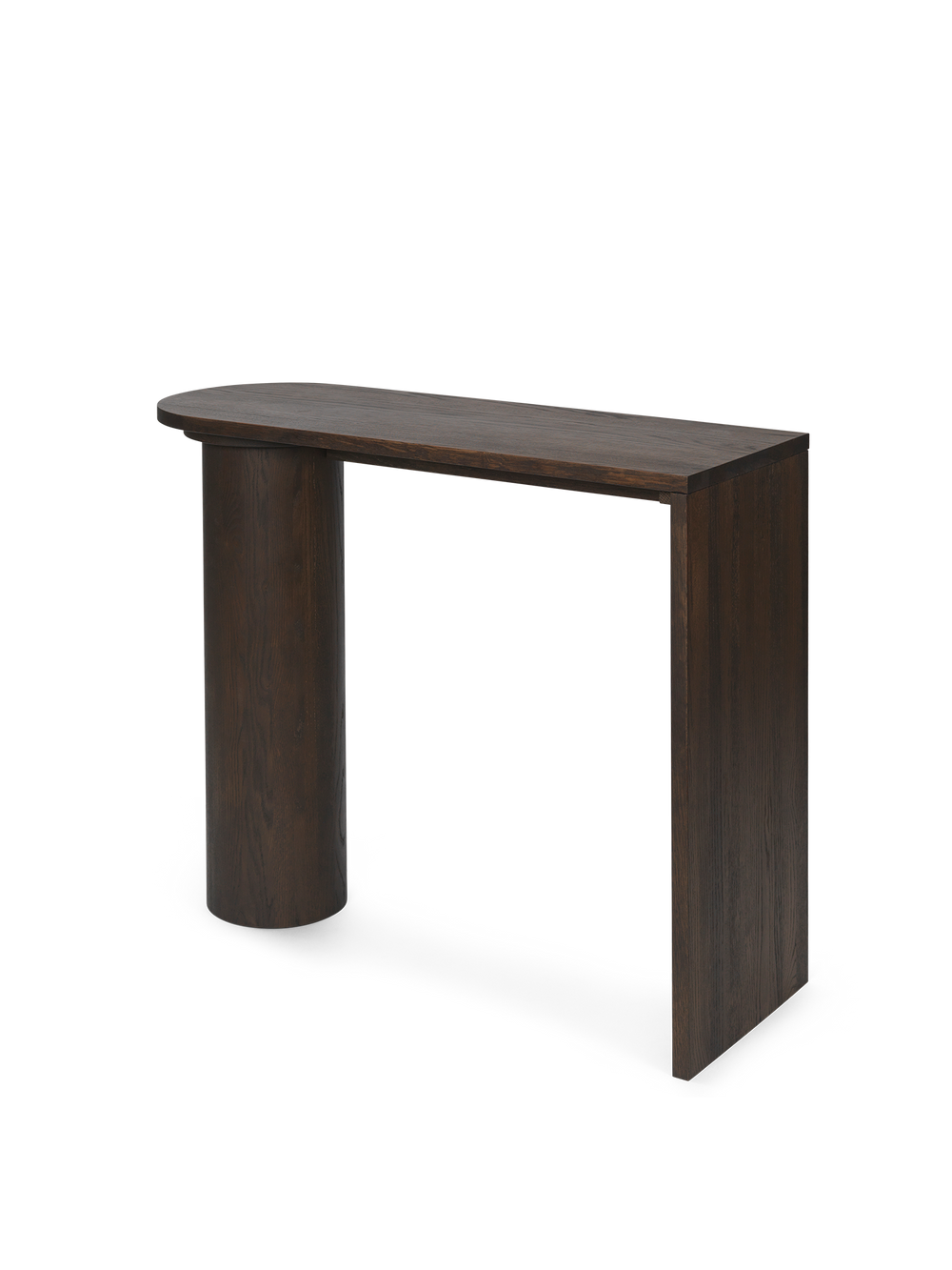 Pylo Console Table - Dark Stained Oak