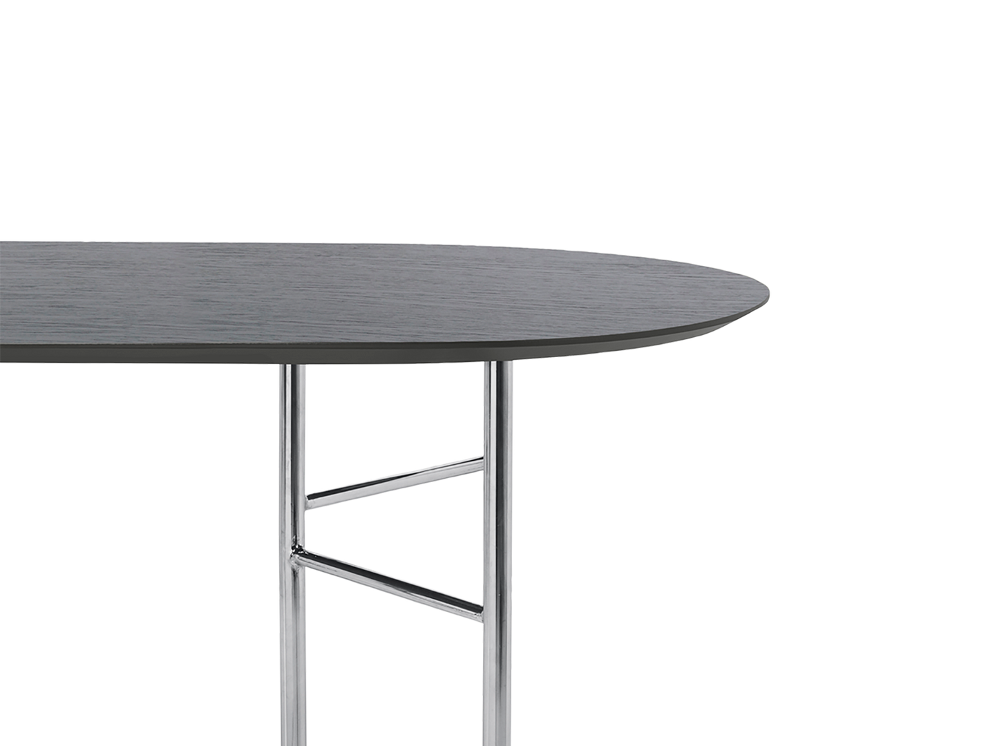 Mingle table top in black veneer | ferm LIVING